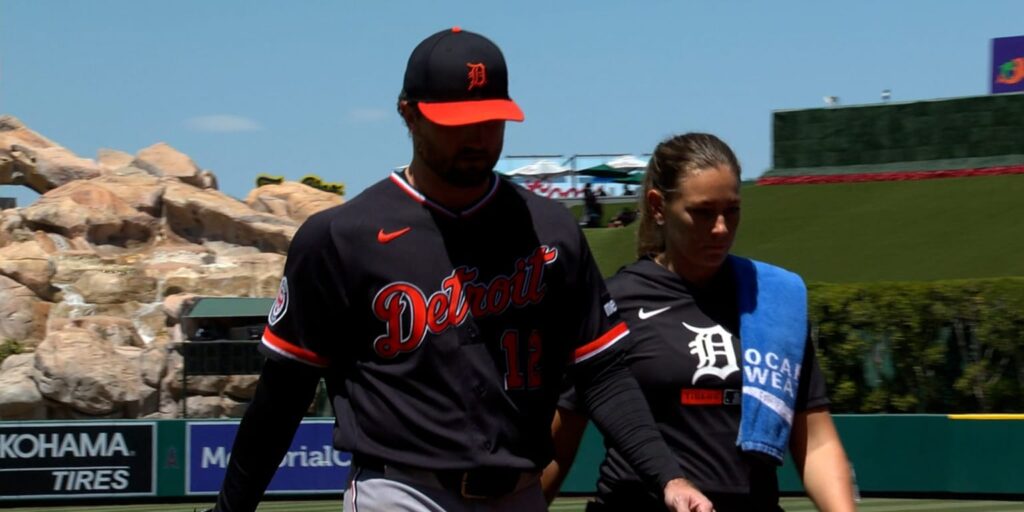 Casey Mize departs with injury in series finale vs. Angels Casey Mize departs with injury in series finale vs. Angels