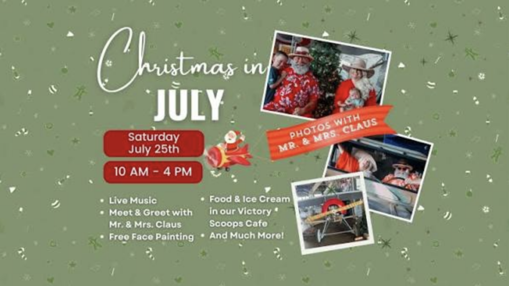 Christmas in July Brings Santa and Family Fun to Aviation Museum
