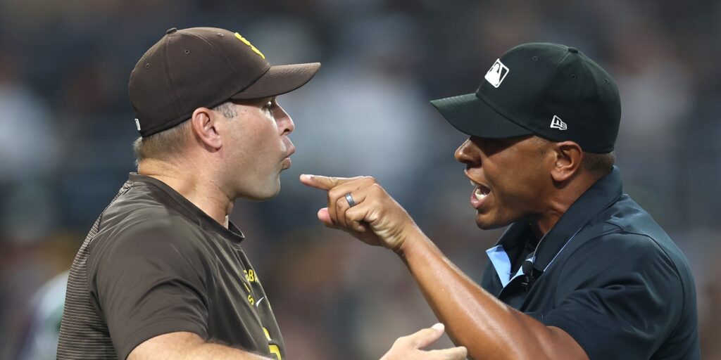Craig Stammen and Ryan Goins ejected from Padres game