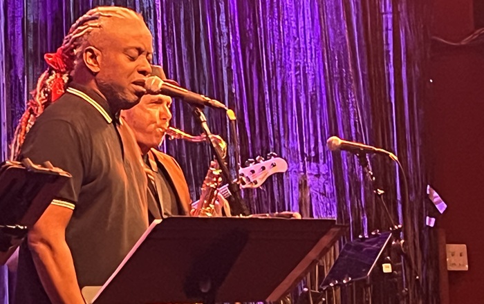 Crossroads show features him with own band, and with Vernon Reid Crossroads show features him with own band, and with Vernon Reid