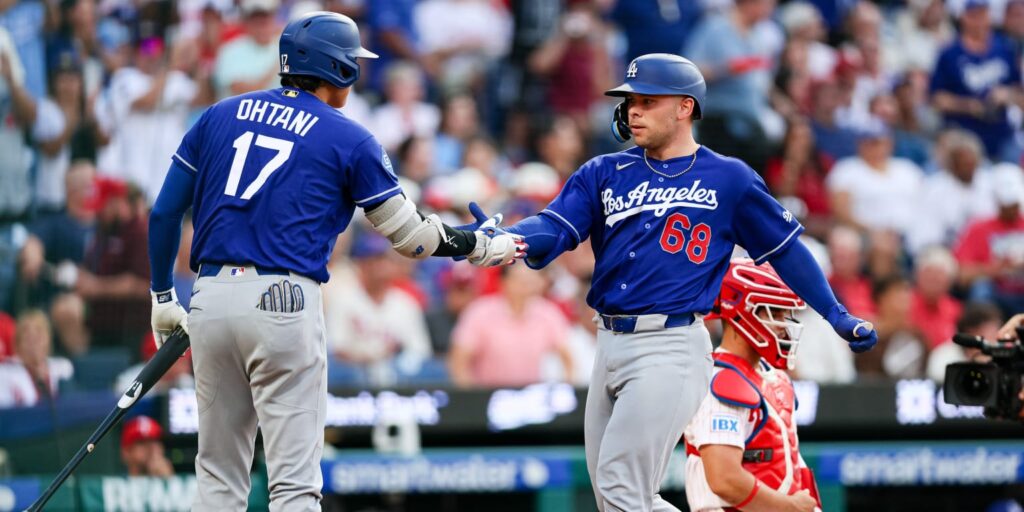 Dalton Rushing leads Dodgers to series win over Phillies