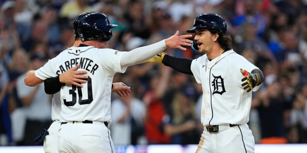Dillon Dingler records clutch go-ahead hit in Tigers' victory