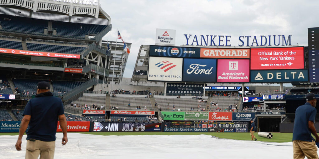 Dodgers-Yankees game Saturday July 18, 2026, postponed due to weather Dodgers-Yankees game Saturday July 18, 2026, postponed due to weather