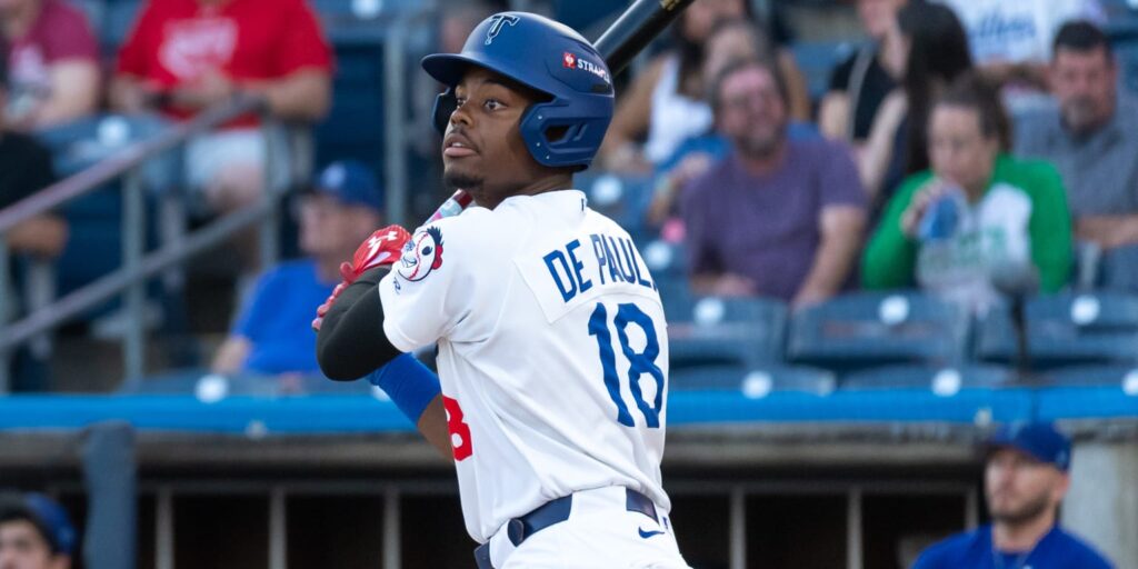 Dodgers top prospect Josue De Paula homers Dodgers top prospect Josue De Paula homers
