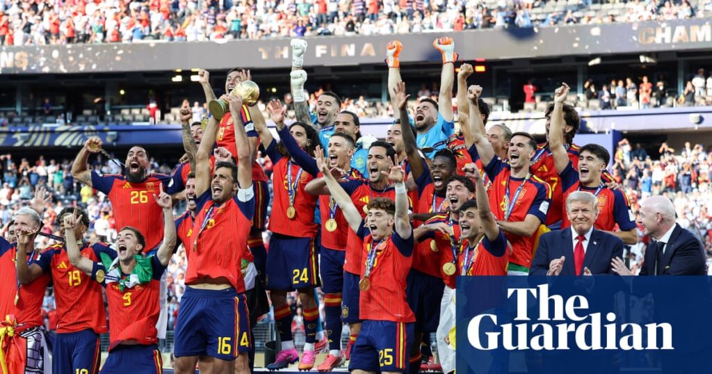 Donald Trump has to let it linger as he hangs on for Spain’s World Cup celebrations | World Cup 2026 Donald Trump has to let it linger as he hangs on for Spain’s World Cup celebrations | World Cup 2026