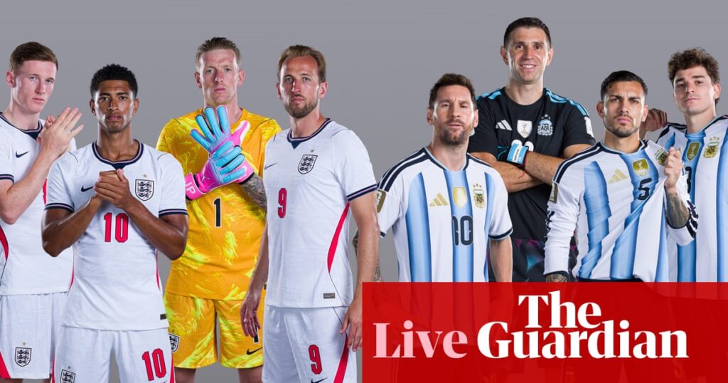 England v Argentina: World Cup 2026 semi-final – live | World Cup 2026