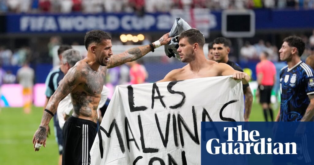 Fifa open disciplinary proceedings against Argentina over Falklands banner and final chaos | World Cup 2026