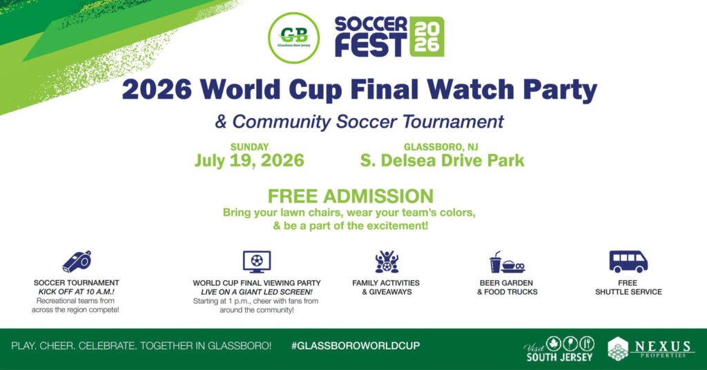 Glassboro to Host World Cup Final Watch Party on July 19th