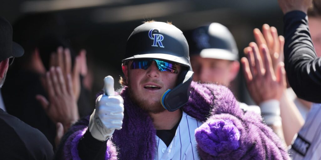 Hunter Goodman hits 3 home runs in Rockies’ loss to Reds Hunter Goodman hits 3 home runs in Rockies' loss to Reds