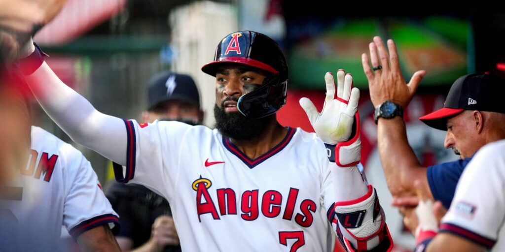 Jo Adell walk-off hit-by-pitch secures victory for Angels Jo Adell walk-off hit-by-pitch secures victory for Angels