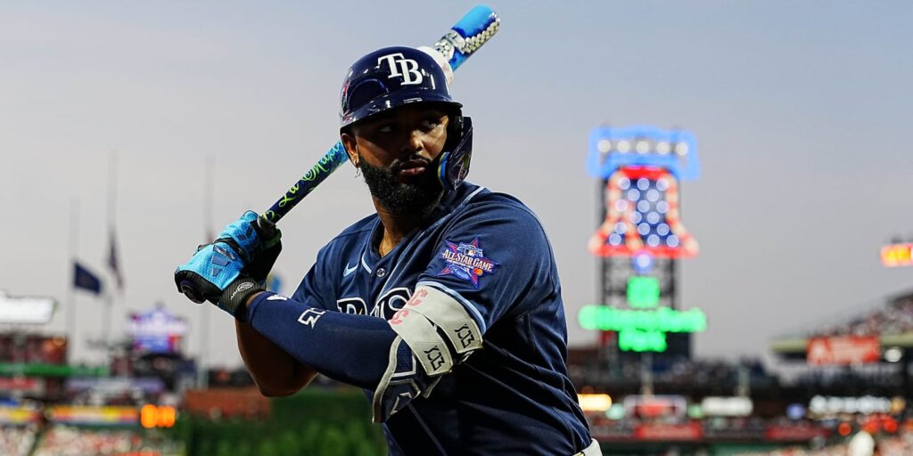 Junior Caminero in Rays' lineup after hit-by-pitch in All-Star Game