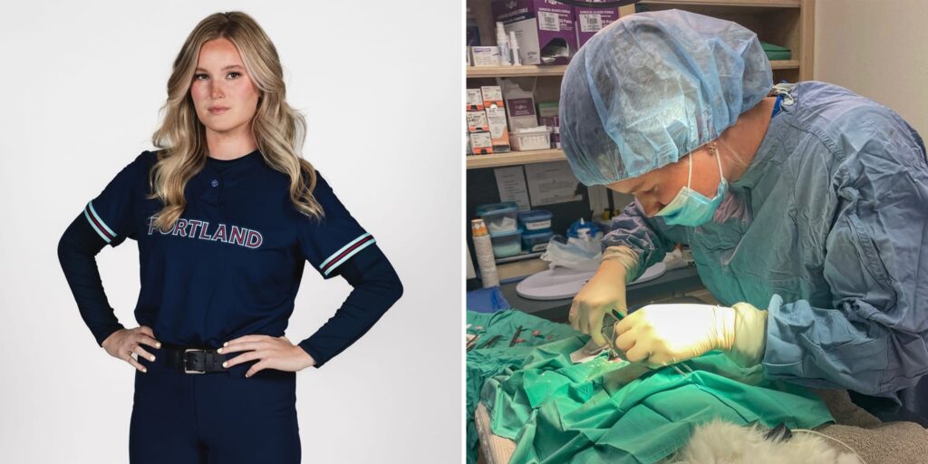 Kelly Maxwell is an AUSL star, veterinarian