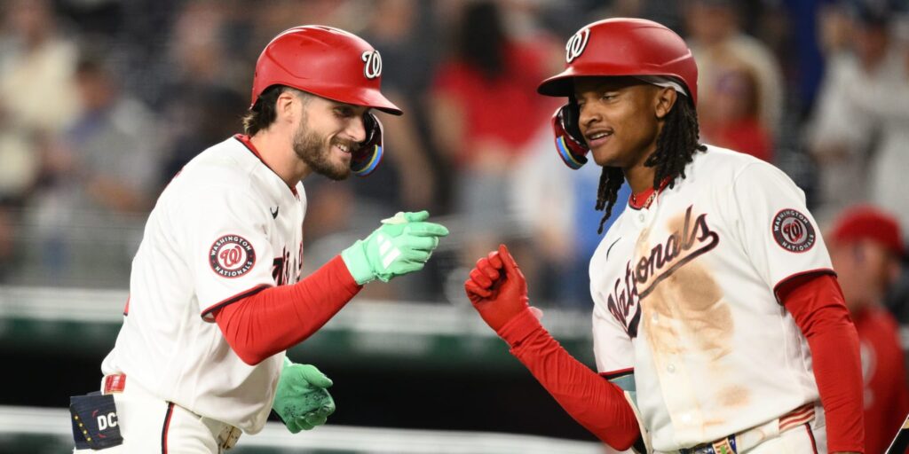 Nationals set team record with six walks in first inning of win