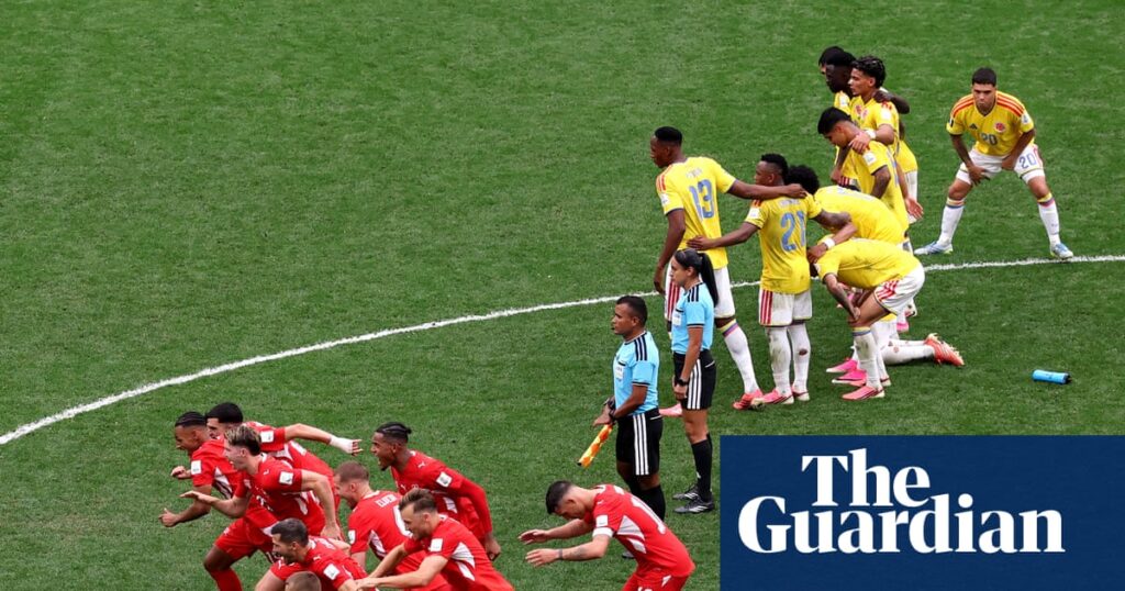 Switzerland knock out Colombia on penalties to reach World Cup quarter-finals | World Cup 2026