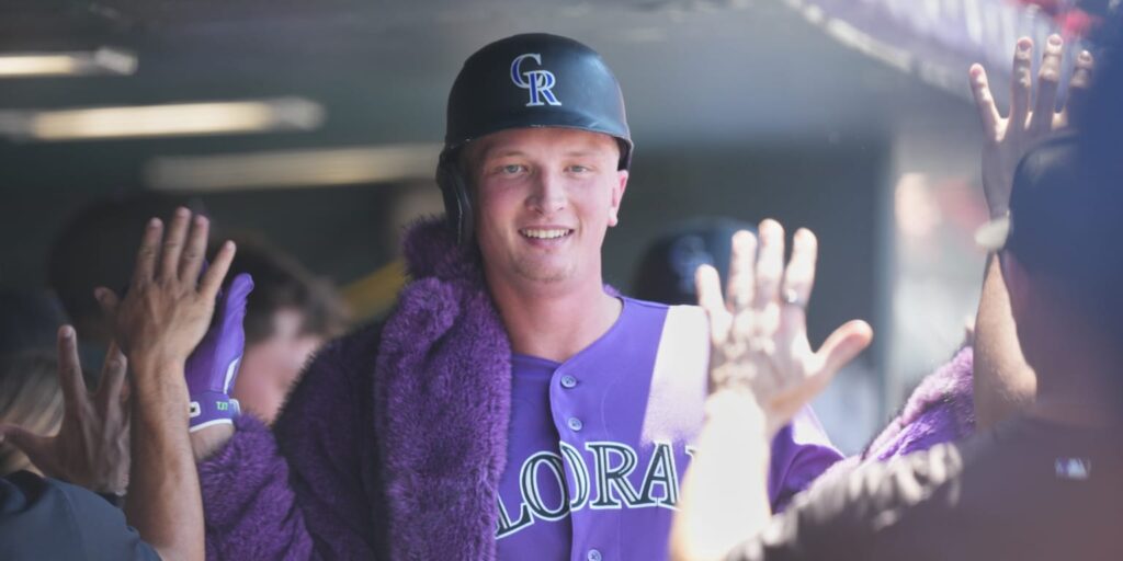 TJ Rumfield collects 4 hits and homers in Rockies win over Reds TJ Rumfield collects 4 hits and homers in Rockies win over Reds