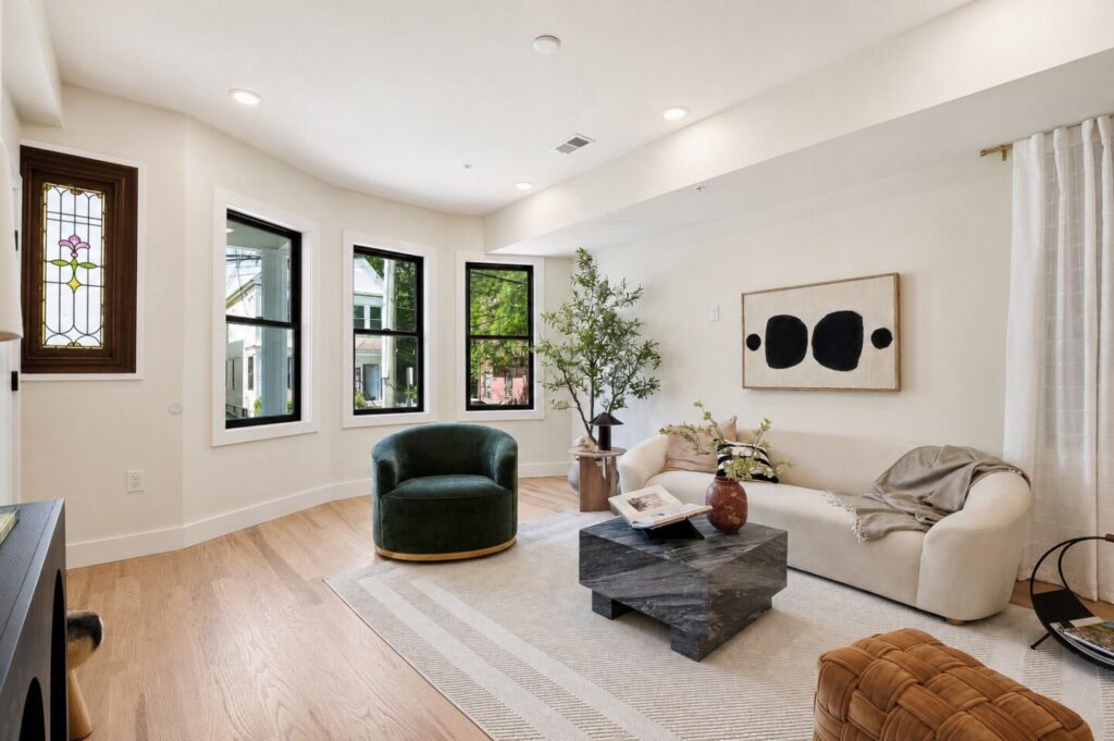 Three-Bedroom Home Blends Old World Charm with Modern Living in McGinley Square, Jersey City 202 Fairview Ave Unit 1 Jersey City Condo For Sale 2