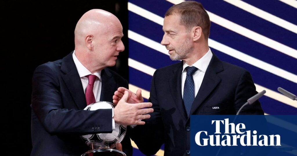 Uefa has formed a rare but fragile united front against Fifa in battle for football’s future | Uefa