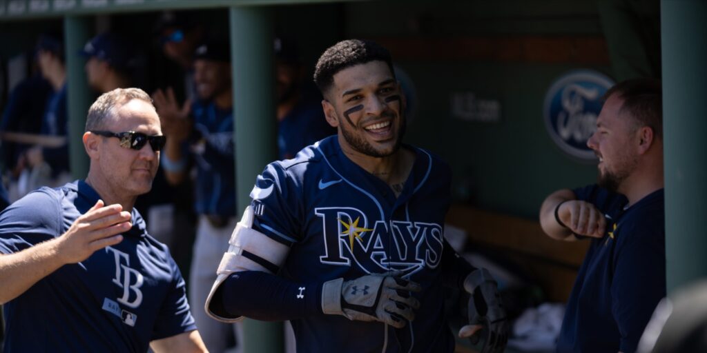 Victor Mesa Jr. hits inside-the-park home run in series finale vs. Red Sox Victor Mesa Jr. hits inside-the-park home run in series finale vs. Red Sox