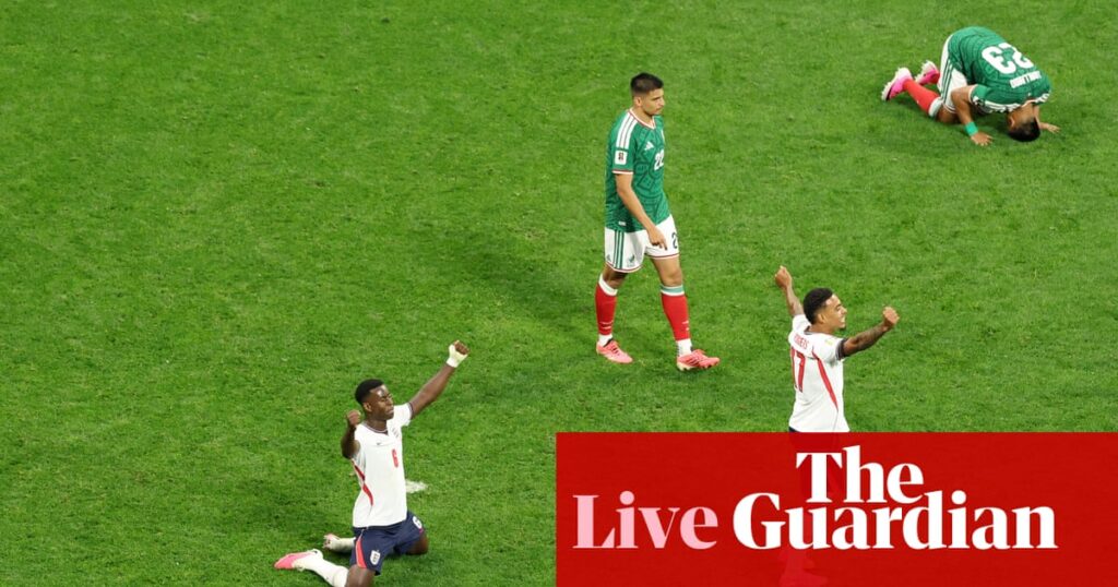 World Cup 2026: England set up Norway quarter-final after Mexico thriller; Uefa says Fifa ‘crossed line’ over Balogun – live | World Cup 2026 World Cup 2026: England set up Norway quarter-final after Mexico thriller; Uefa says Fifa ‘crossed line’ over Balogun – live | World Cup 2026