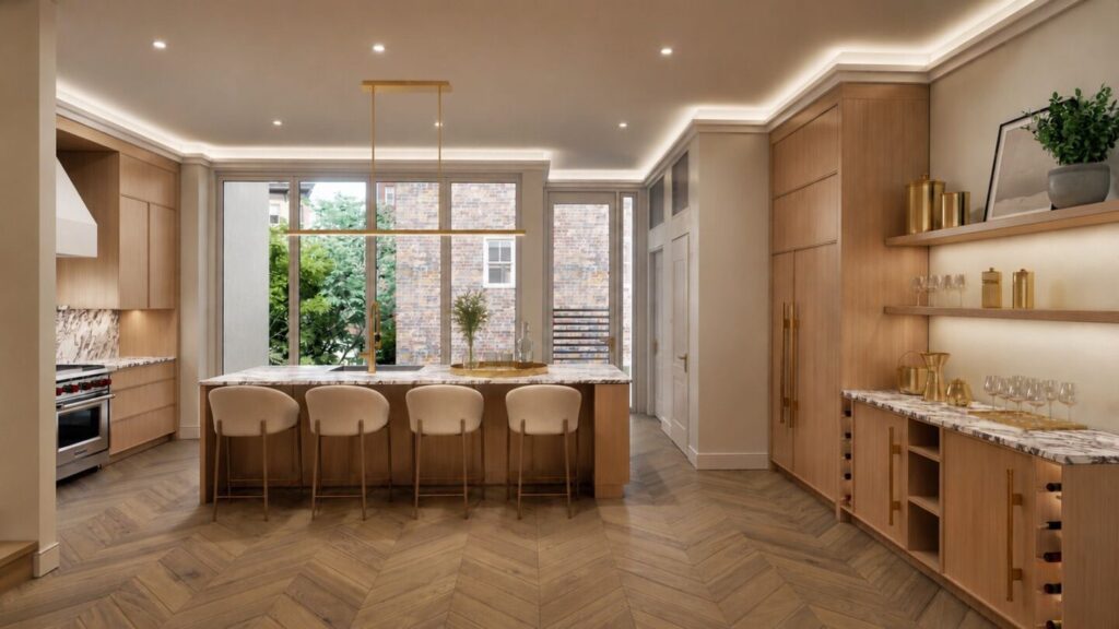 A Rare 25-Foot-Wide Brownstone Comes to Market in Hoboken 238 Garden St Hoboken Brownstone For Sale 7
