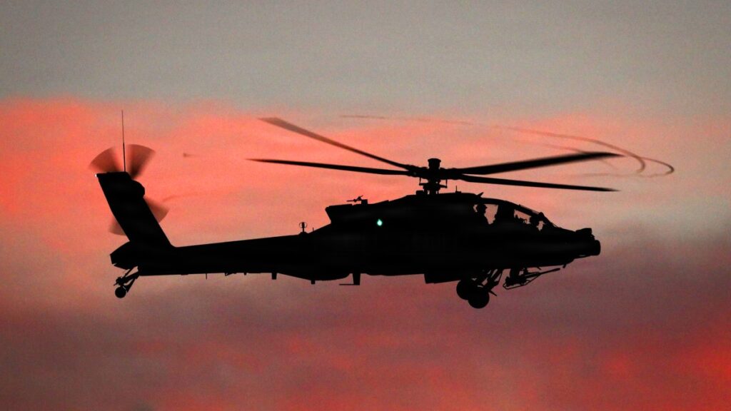 Army Apache helicopter crash kills 2 crew members aboard
