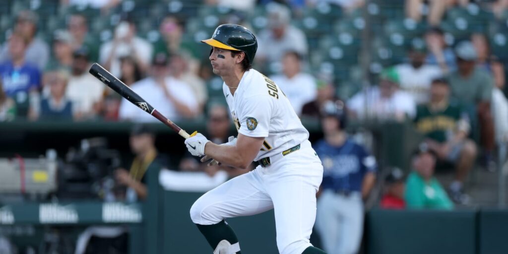 Athletics place Tyler Soderstrom on injured list with hip impingement