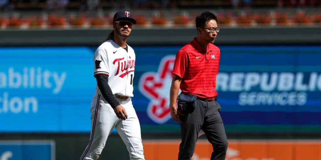 Austin Martin placed on 10-day injured list with left hamstring strain