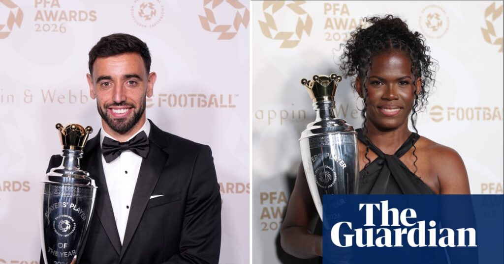 Bruno Fernandes and Khadija Shaw land PFA Player of the Year awards | PFA Player of the Year awards