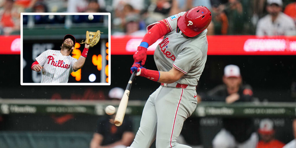 Bryce Harper to move back to outfield after Luis Arraez trade
