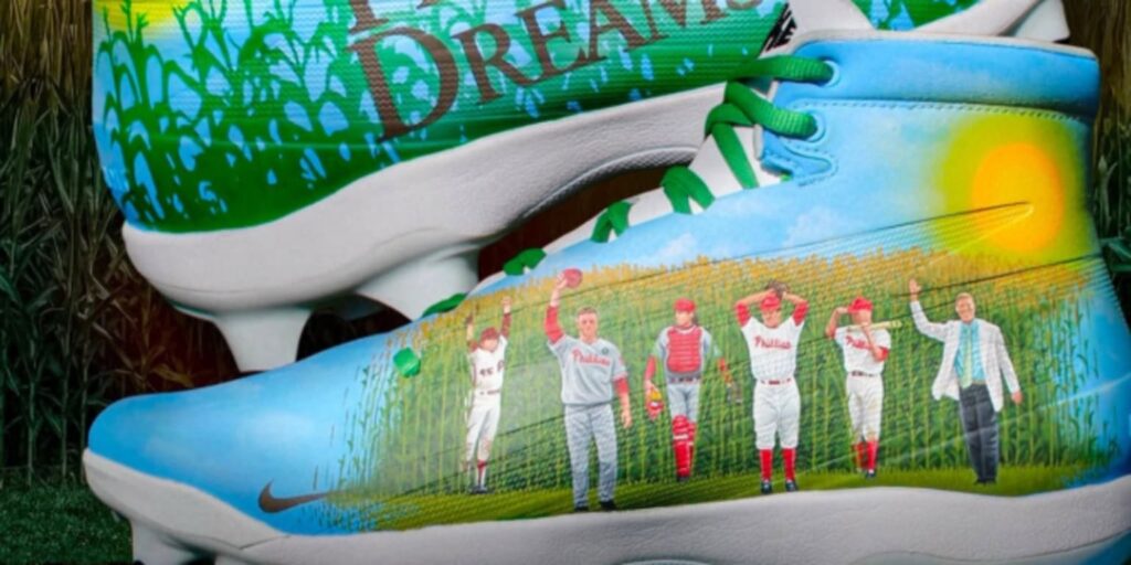 Bryson Stott to wear custom cleats at Field of Dreams