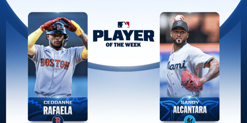 Ceddanne Rafaela, Sandy Alcantara named Players of the Week
