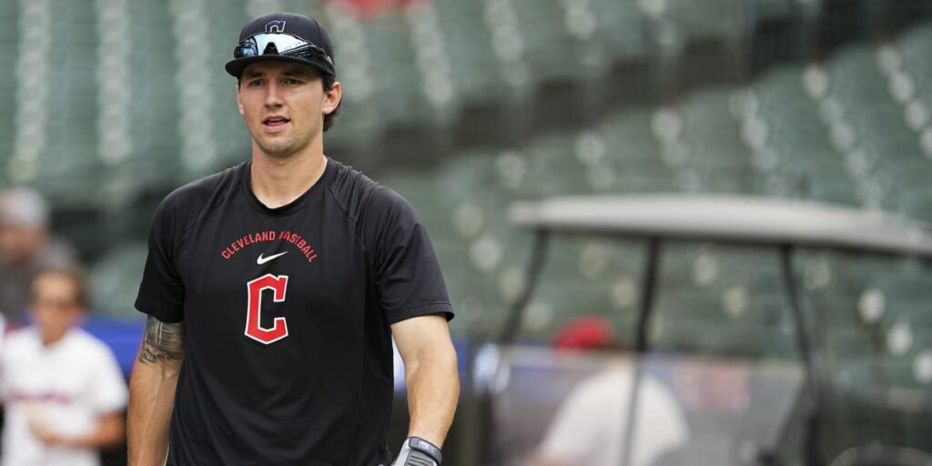 Chase DeLauter not in Guardians’ lineup with left hamstring tightness Chase DeLauter not in Guardians' lineup with left hamstring tightness
