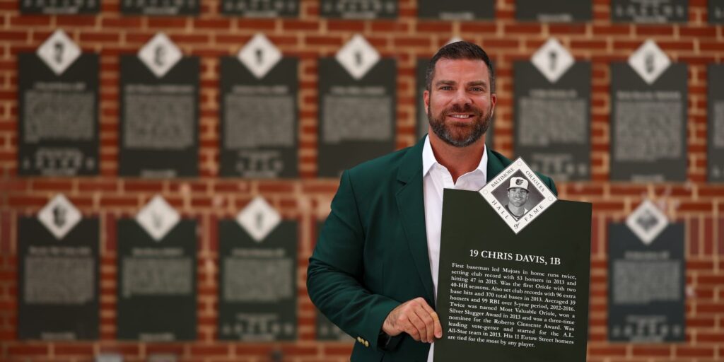 Chris Davis discusses induction into Orioles Hall of Fame