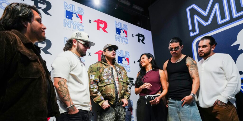 Fuerza Regida releases special MLB merch after tour Fuerza Regida releases special MLB merch after tour