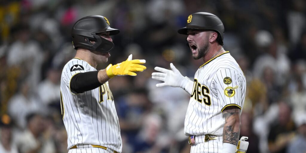 Jackson Merrill’s go-ahead home run leads Padres to win Jackson Merrill's go-ahead home run leads Padres to win