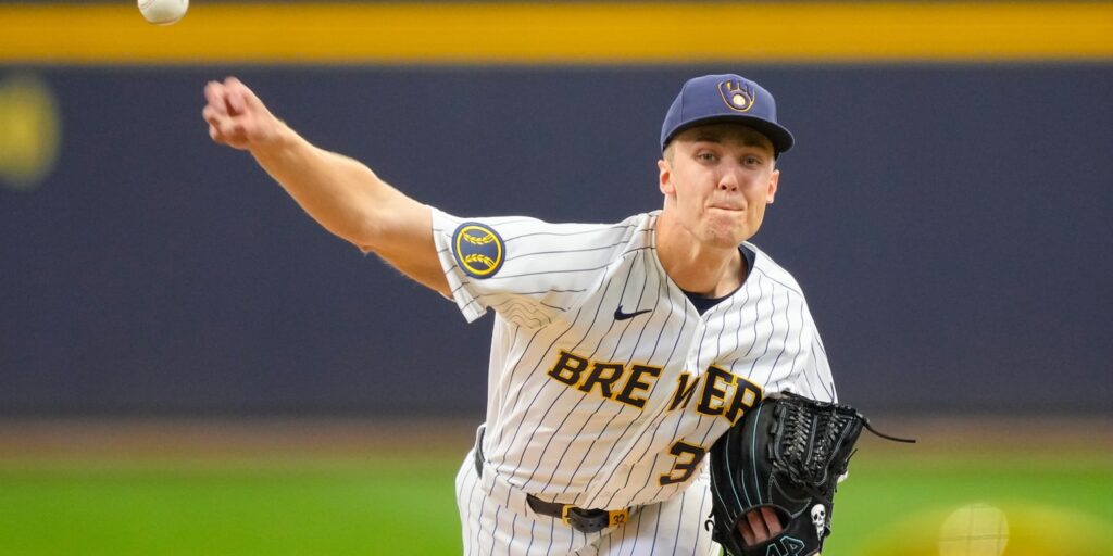 Jacob Misiorowski notches 200th strikeout of season vs. Twins