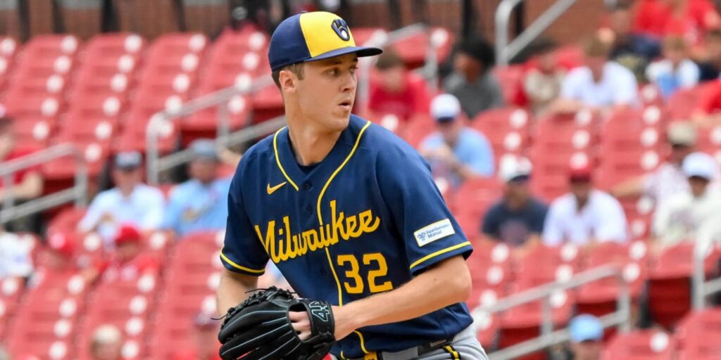 Jacob Misiorowski pitches vs. Angels in series finale