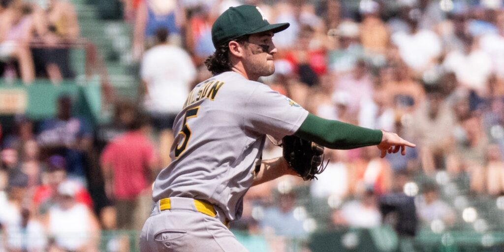 Jacob Wilson sets MLB record for consecutive error-free games at shortstop Jacob Wilson sets MLB record for consecutive error-free games at shortstop