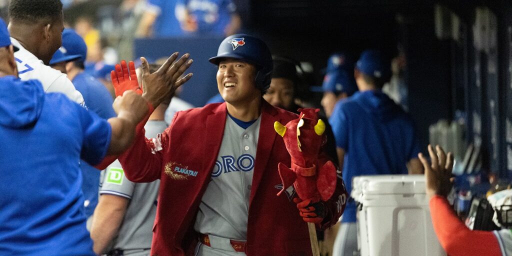 Kazuma Okamoto becomes all-time Blue Jays' rookie home run leader
