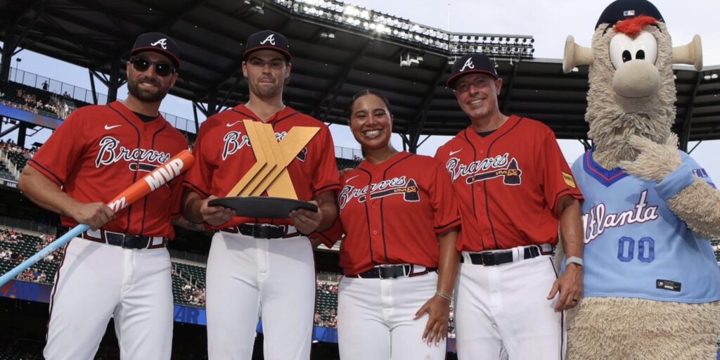 Kevin Pillar, Julio Franco compete in MLBx at Truist Park