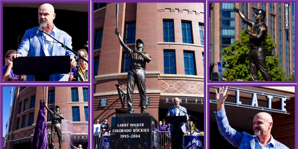 Larry Walker has statue unveiled at Coors Field
