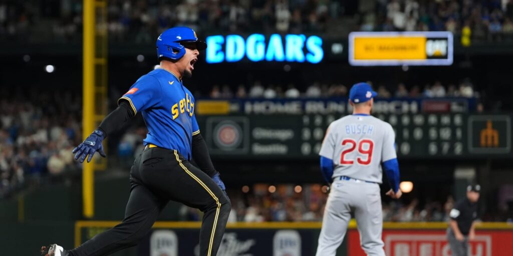 Leo Rivas hits walk-off single as Mariners win vs. Cubs