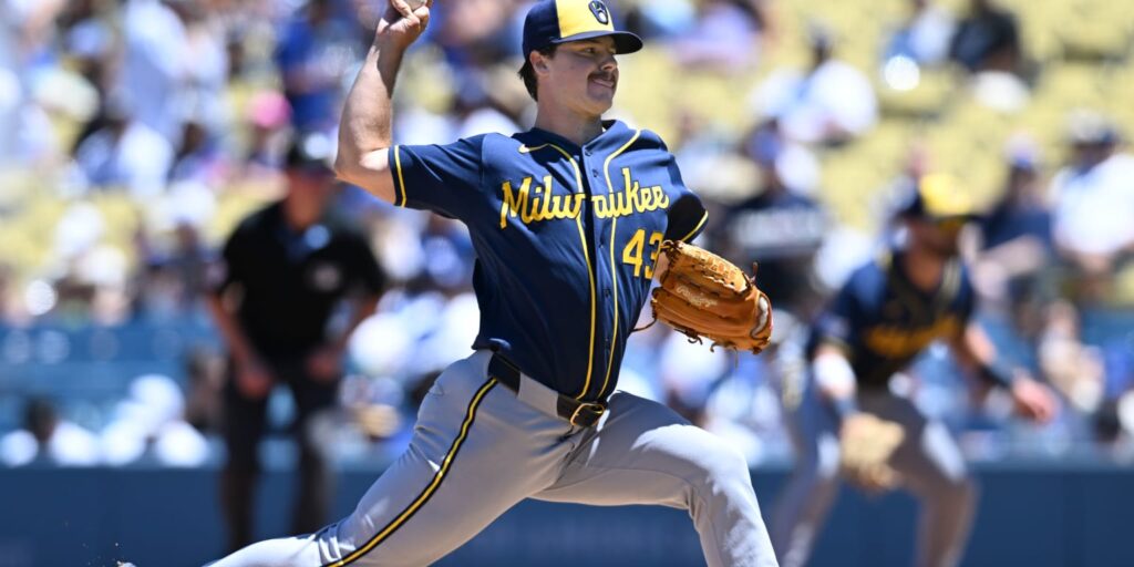 Logan Henderson strikes out 6 in Brewers' win over Dodgers