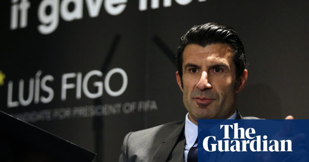 Luís Figo blasts ‘deceitful’ Infantino and says Fifa president must quit to ‘save football’ | Gianni Infantino