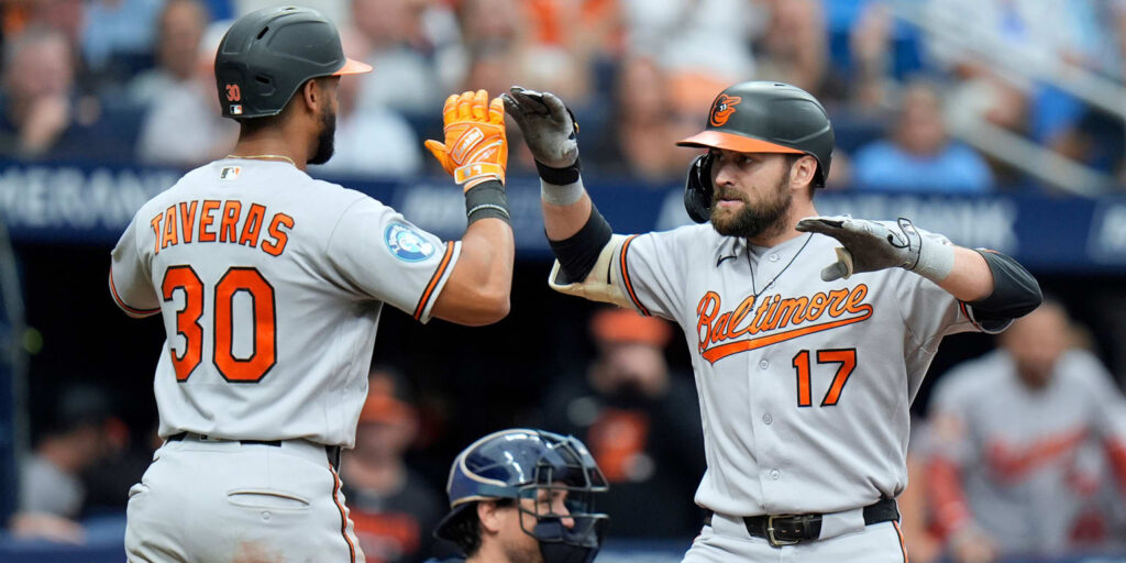 Orioles score 10 runs, defeat AL-best Rays for third straight game