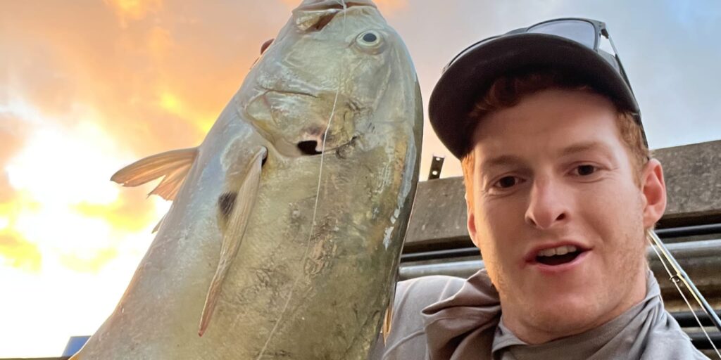 Owen Caissie is an avid fisherman with Marlins