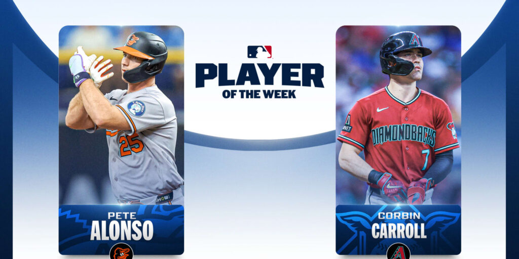 Pete Alonso, Corbin Carroll named Players of the Week Pete Alonso, Corbin Carroll named Players of the Week