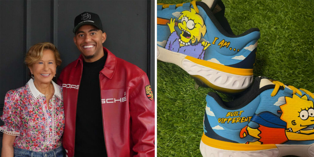 Richie Palacios has Lisa Simpson cleats for Players' Weekend