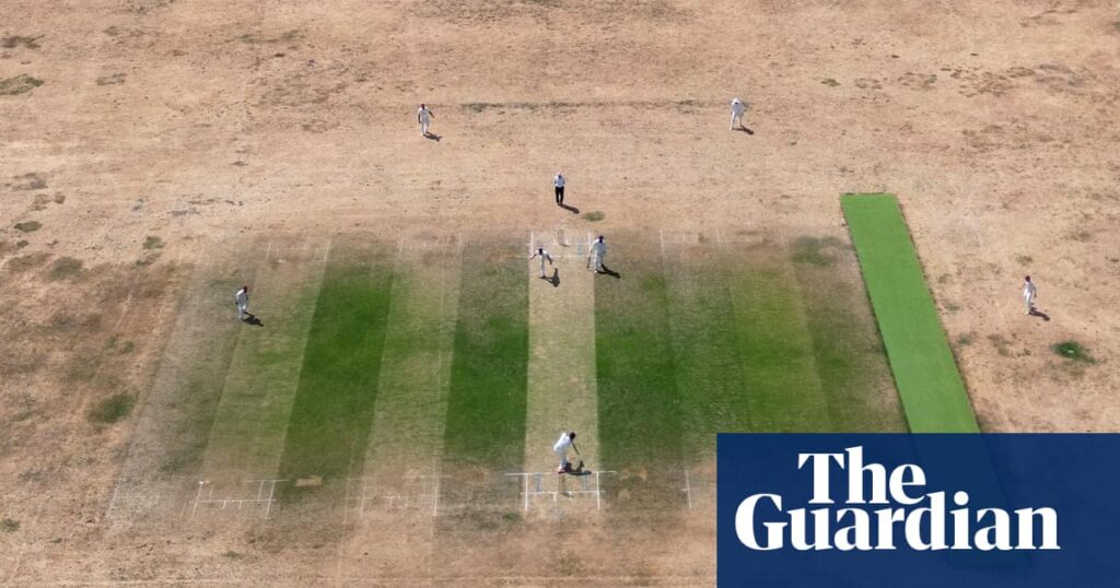 Running dry: drought-hit UK sporting venues and parched pitches – in pictures