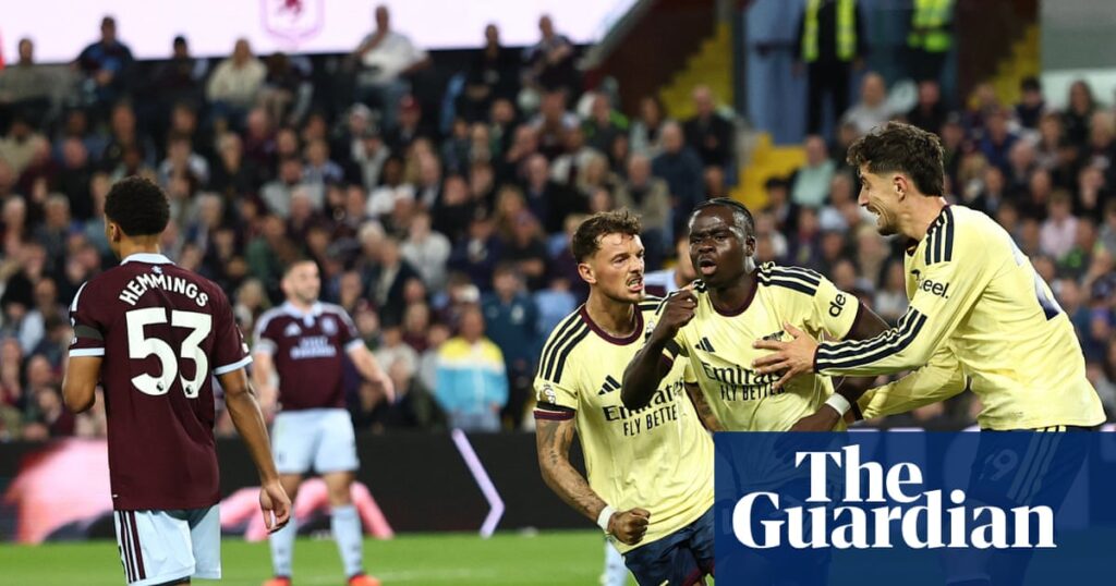 Saka settles gruelling battle with Aston Villa to extend Arsenal’s winning start | Premier League